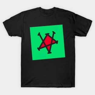 Vermilion Green and Red T-Shirt